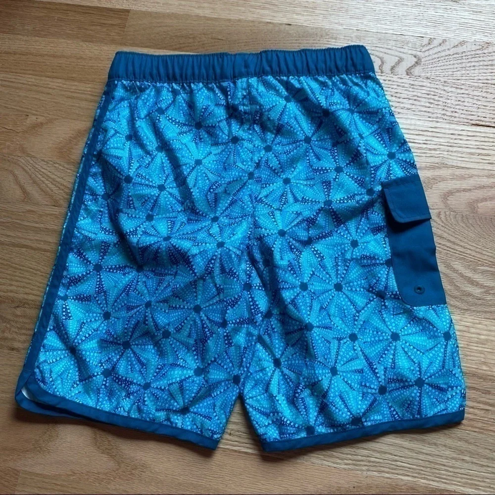 Lands End Large Swim Trunks Board Shorts Boys Kids Youth Bathing Suit